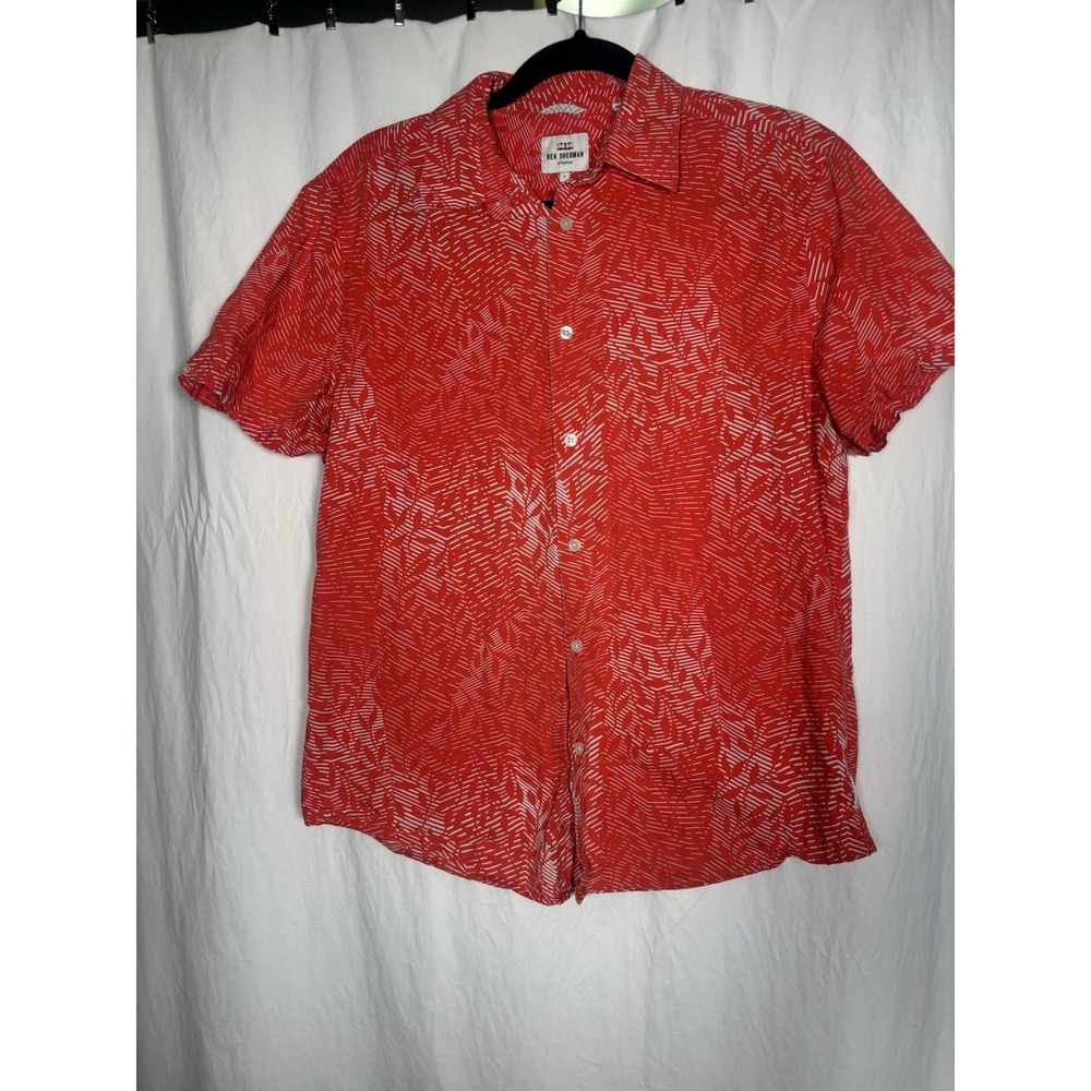 Ben Sherman Short Sleeve Lounge Shirt  Size Large LL6